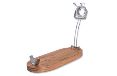 JAMONERO 3 CLAVELES PLEGABLE A/INOX. CABEZAL GIRATORIO