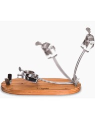 JAMONERO 3 CLAVELES PLEGABLE A/INOX. CABEZAL GIRATORIO