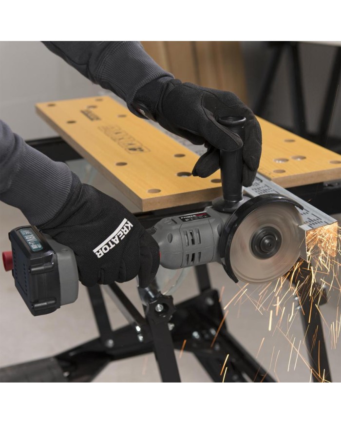 AMOLADORA 115MM. 18V. SIN BATERIA NI CARGADOR POWERPLUS