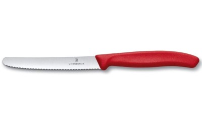 CUCHILLO VICTORINOX PARA TOMATES ROJO