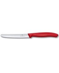 CUCHILLO VICTORINOX PARA TOMATES ROJO