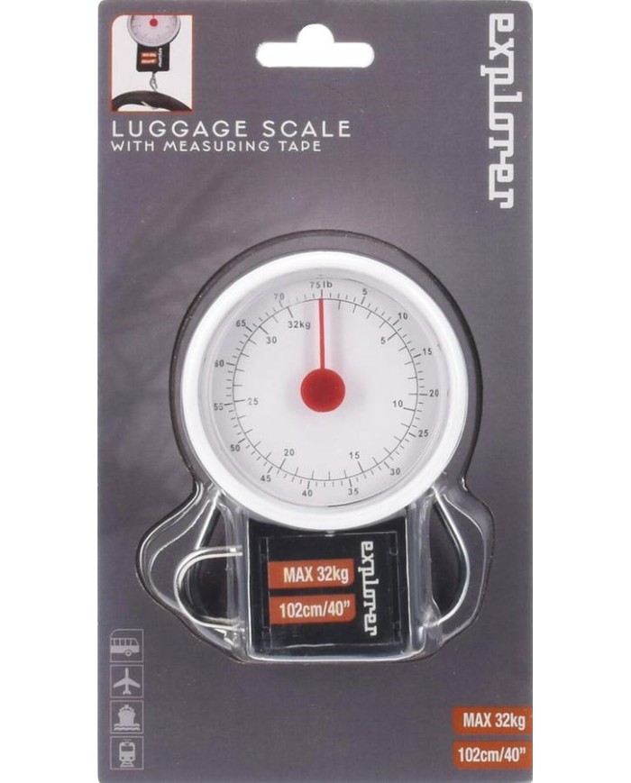 BALANZA EQUIPAJE EXPLORER 32KGS. BLISTER