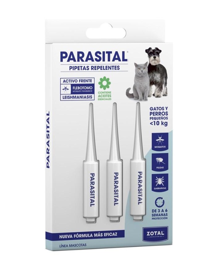 PIPETA PARASITAL PERROS MEDIANOS (B/3X3ML.) ZOTAL
