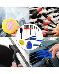 JUEGO LIMPIEZA COCHE INTERIOR/EXTERIOR 15PZAS. RZTOOLS