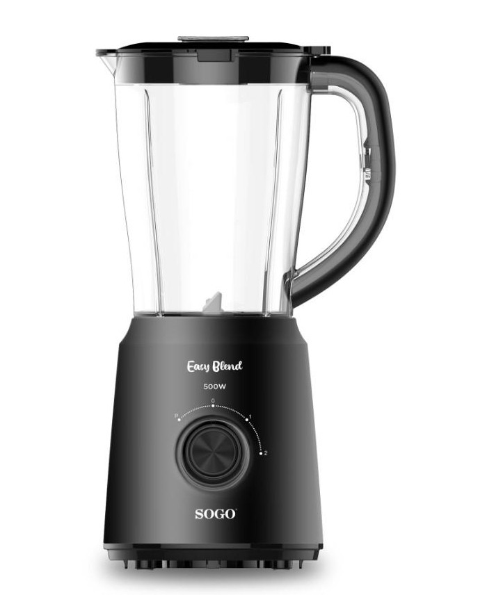 BATIDORA VASO SOGO NEGRA 500W. 1,5LTS.