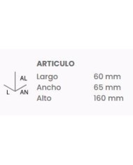 PORTARROLLOS TATAY MARTINS INOX. SIN TAPA