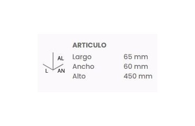 TOALLERO MEDIANO TATAY MARTINS INOX. 45 CMS.