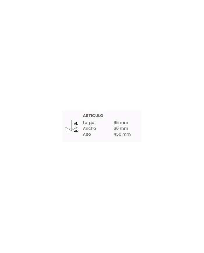 TOALLERO MEDIANO TATAY MARTINS INOX. 45 CMS.