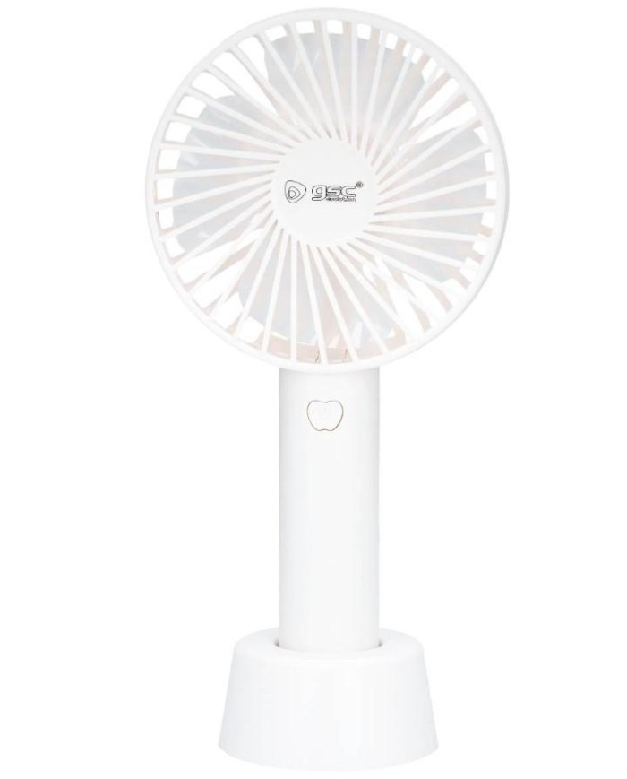 VENTILADOR DE MANO RECARGABLE BLANCO BLANCO GSC