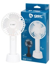 VENTILADOR DE MANO RECARGABLE BLANCO BLANCO GSC