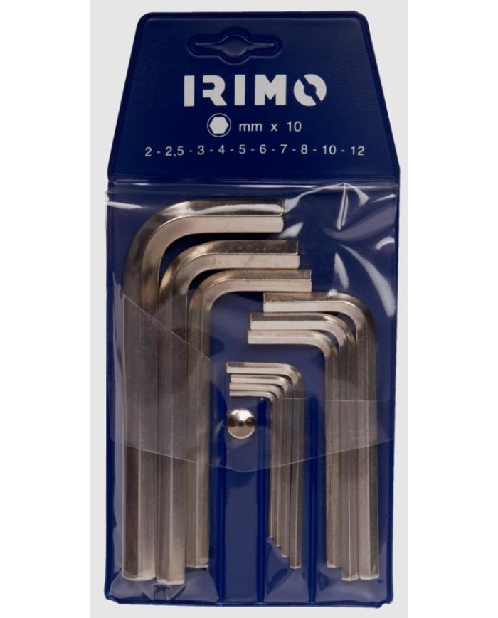 JUEGO 10 LLAVES ALLEN 2-12 MM. IRIMO