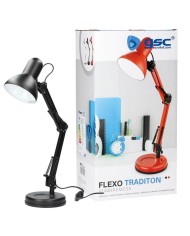 FLEXO SOBREMESA TRADITION E27 40W. NEGRO
