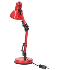 FLEXO SOBREMESA TRADITION E27 40W. ROJO