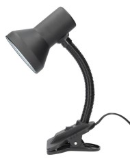 FLEXO SOBREMESA CON PINZA GSC SAIDU E27 40W. NEGRO