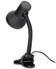 FLEXO SOBREMESA CON PINZA GSC SAIDU E27 40W. NEGRO