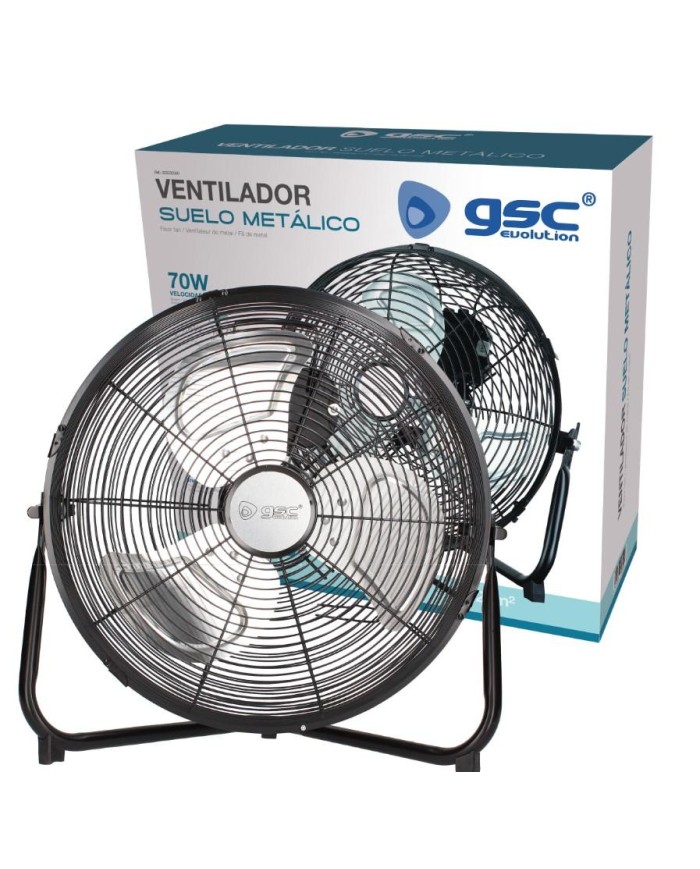 VENTILADOR SUELO SEMI INDUSTRIAL GSC 40CMS. 70W.
