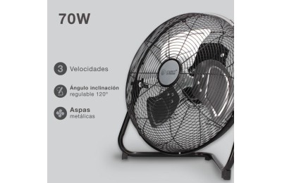 VENTILADOR SUELO SEMI INDUSTRIAL GSC 40CMS. 70W.