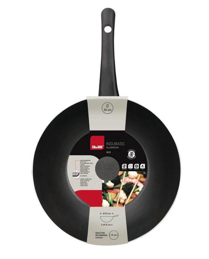 WOK INDUBASIC IBILI 30 CMS.