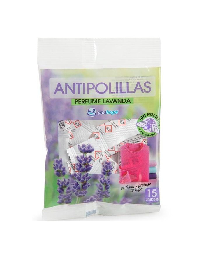 ANTIPOLILLA AMAHOGAR FLOR DE LAVANDA (15 COMP.)