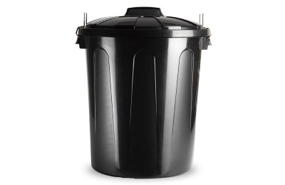 CUBO BASURA PLASTICO PLASTICFORTE NEGRO 51 LTS.
