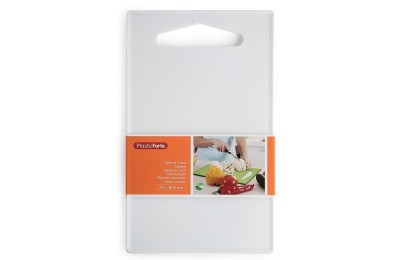 TABLA DE CORTAR PLASTICFORTE BLANCO 36X24 CMS.