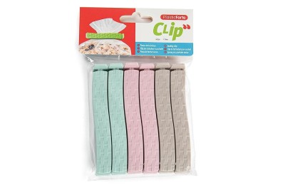 PINZAS CIERRA BOLSAS PLASTICFORTE (B/6 UDS.)
