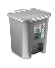 PAPELERA PLASTICFORTE REDONDA BLANCA 11'3LTS.