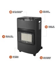 ESTUFA INFRARROJOS GSC DE GAS PLEGABLE MAX. 4200W