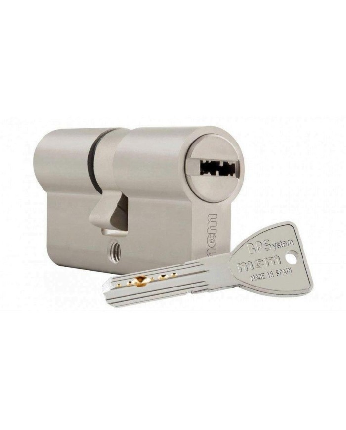 CILINDRO MCM NIQUEL SEGURIDAD 80MM. 40X40 LEVA LARGA D/EMB.