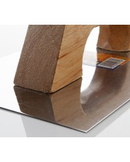 LLANA INOXIDABLE 300X150MM. MANGO MADERA ALYCO