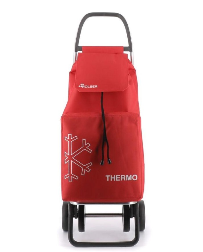 CARRO DE COMPRA ROJO ROLSER SAQUET TERMO LN 4 RUEDAS