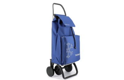 CARRO DE COMPRA AZUL ROLSER SAQUET TERMO LN 4 RUEDAS