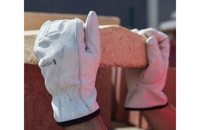 GUANTES GUMHA PIEL GRIS T- 9