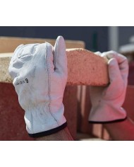 GUANTES GUMHA PIEL GRIS T- 9