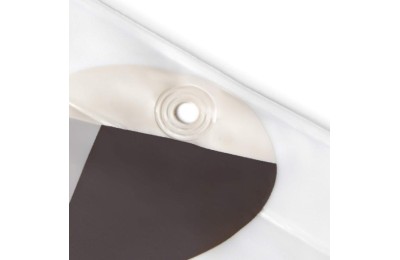 CORTINA BAÑO RAYEN PLASTICO BLANCA ESTAMPADA 2350.17