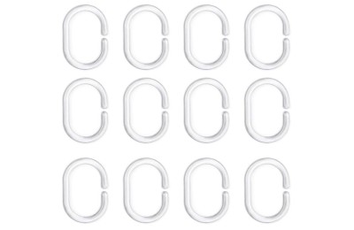 CORTINA BAÑO RAYEN PLASTICO BLANCA ESTAMPADA 2350.17