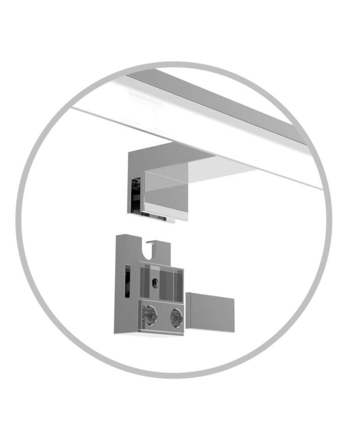 APLIQUE BAÑO GSC LED LAKSA ALUMINIO 8W. 40CMS. 6500K