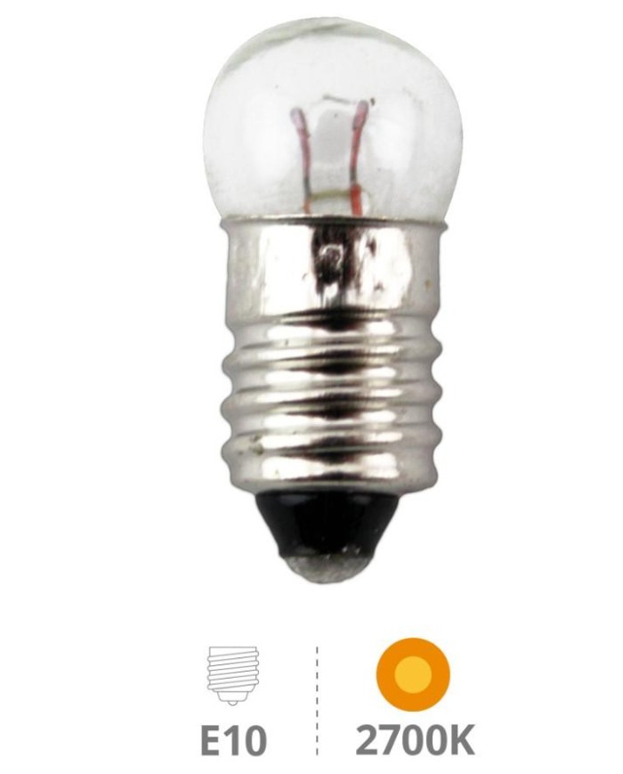 LAMPARA MINI MANUALIDES E10 4'8V. GSC (CAJA 25 UDS.)