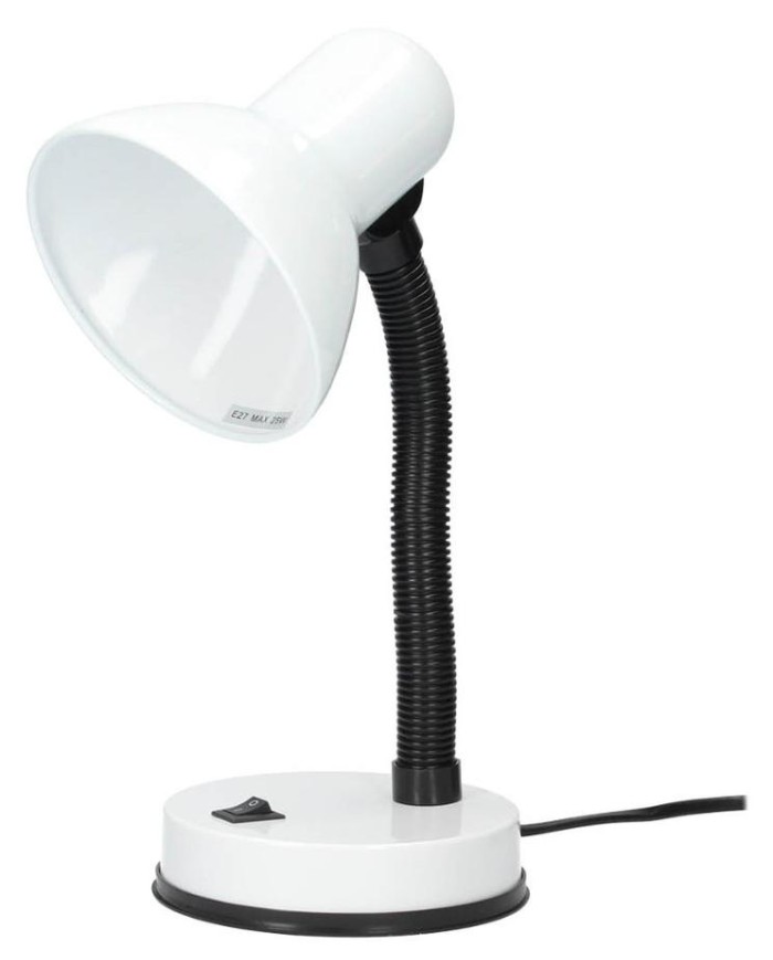FLEXO SOBREMESA BELL E27 25W. BLANCO