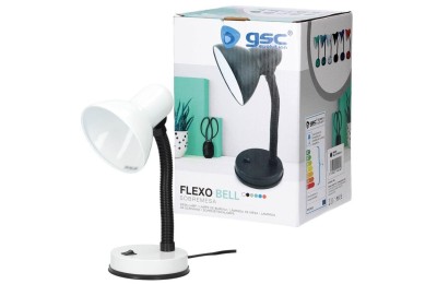 FLEXO SOBREMESA BELL E27 25W. BLANCO
