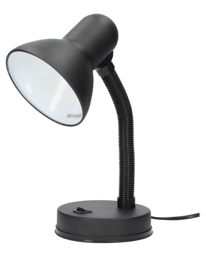 FLEXO SOBREMESA BELL E27 25W. NEGRO