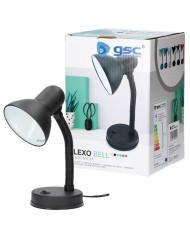 FLEXO SOBREMESA BELL E27 25W. NEGRO