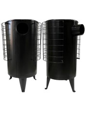 ESTUFA CHAPA ECODESING PINTADA NEGRA Nº 4