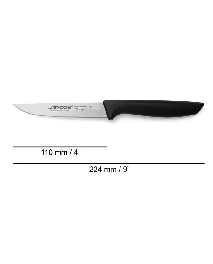 CUCHILLO ARCOS MOD.NIZA  VERDURA 135200 110 MM.