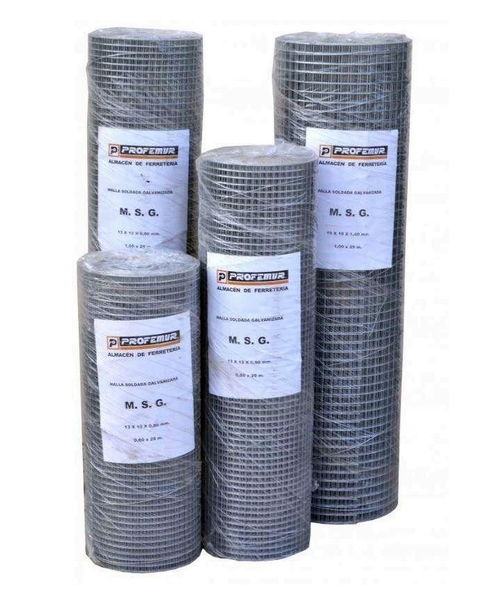 MALLA SOLDADA 50X50-2X 80 R/25MTS.GUMHA
