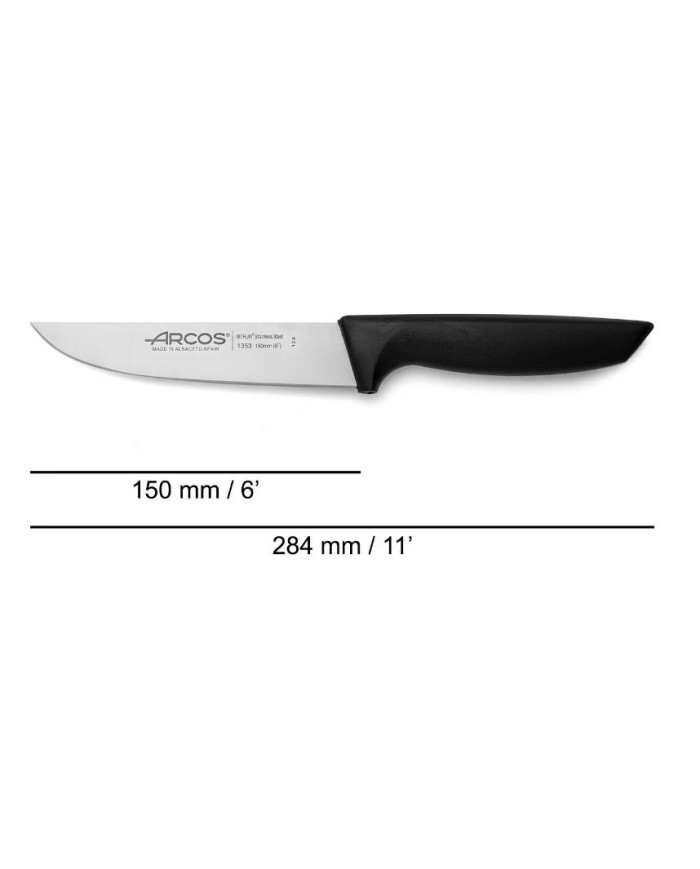 CUCHILLO ARCOS MOD.NIZA  PANERO PERLADO 135300 150 MM.