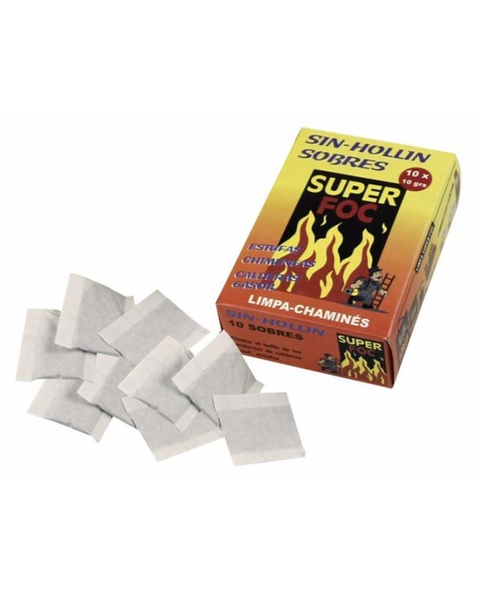 DESHOLLINADOR SUPER FOC (10 SOBRES DE 10 GRS.)