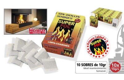 DESHOLLINADOR SUPER FOC (10 SOBRES DE 10 GRS.)