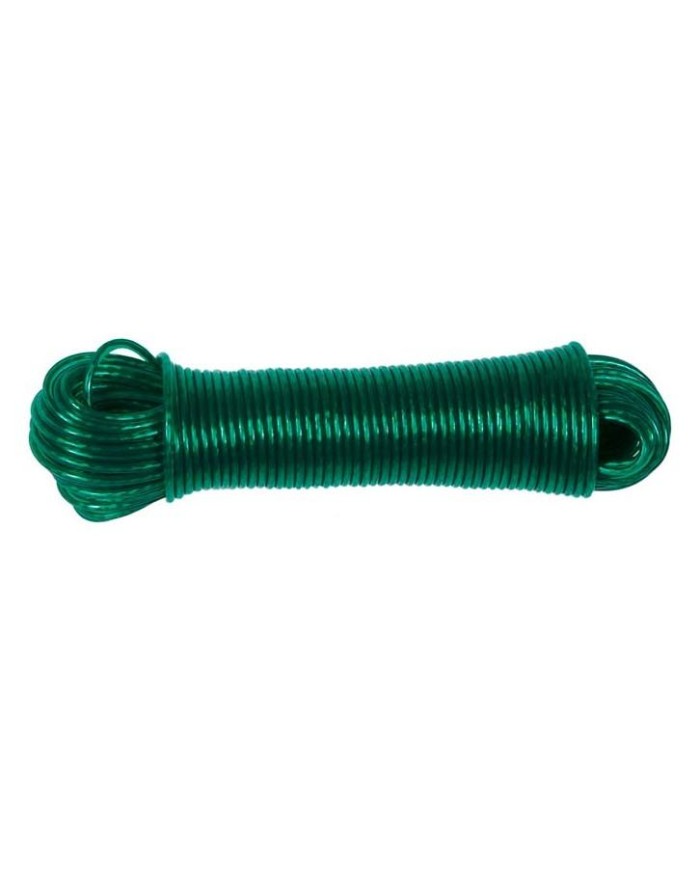 CUERDA ACERO PLASTIFICADA 4 MM. VERDE (10MTS.)