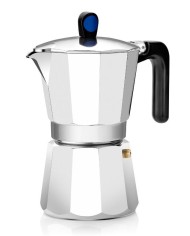 CAFETERA INDUCTION INOX BLACK  6T MONIX